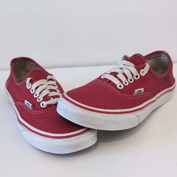 Vans Shoes - Vans Classic Red Canvas Sneakers